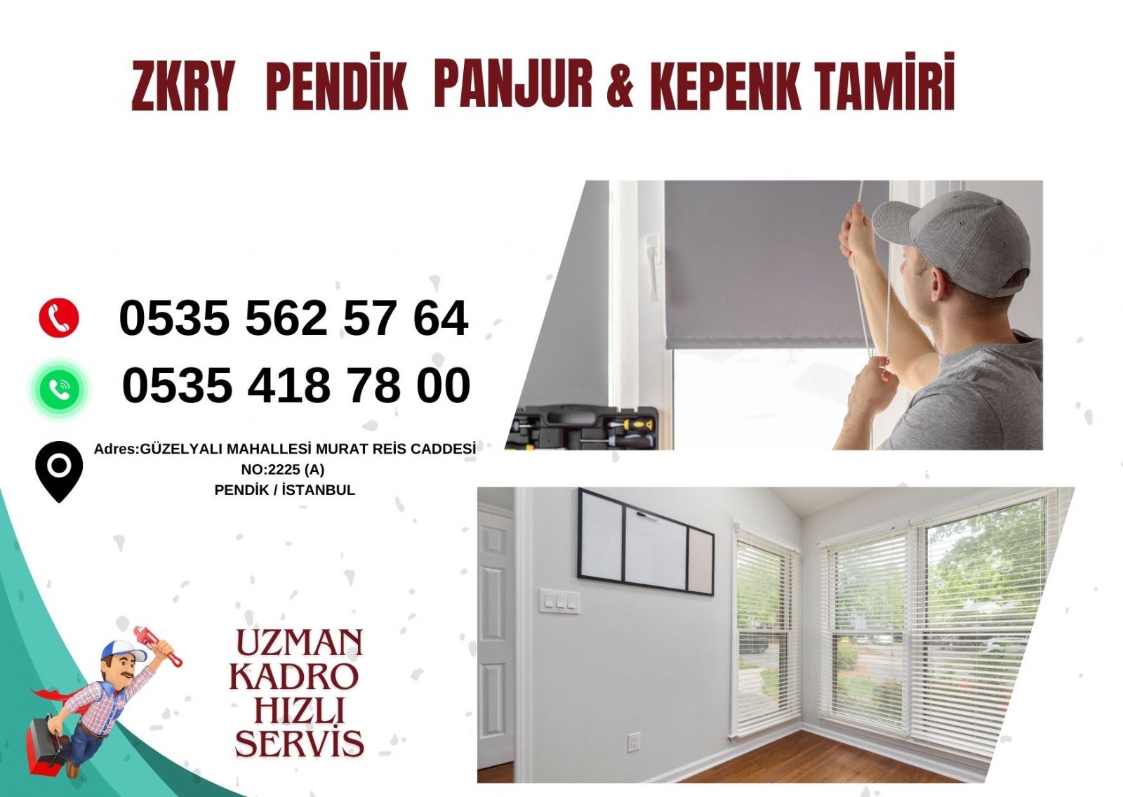 Pendik Panjur Kepenk Tamiri